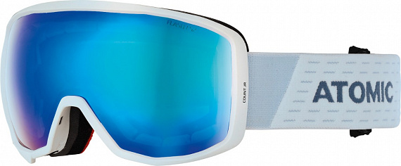 Горнолыжная маска детская Atomic Count Jr Spherical White/Blue - Фото 1 большая