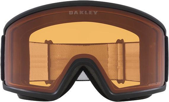 Горнолыжная маска Oakley Target Line L Matte Black/Prizm Persimmon - Фото 2 большая