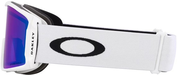 Горнолыжная маска Oakley Line Miner L Matte White/Prizm Argon Iridium - Фото 4 большая