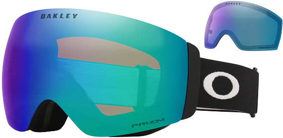 Горнолыжная маска Oakley Flight Deck Pro L Matte Black/Prizm Argon & Prizm Iced - Фото 2 большая
