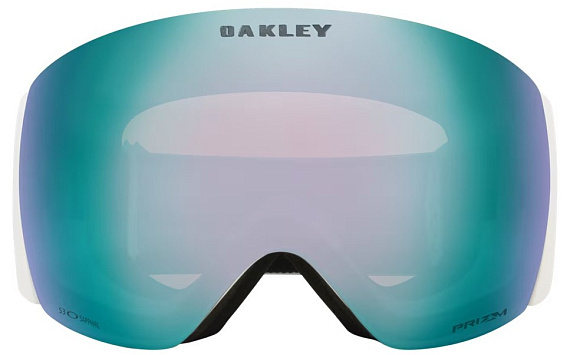 Горнолыжная маска Oakley Flight Deck Pro L Matte White/Prizm Sapphire & Prizm Iced - Фото 4 большая