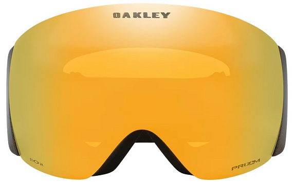 Горнолыжная маска Oakley Flight Deck Pro L Mettalic Black Gold/Prizm 24K & Prizm Iced - Фото 4 большая