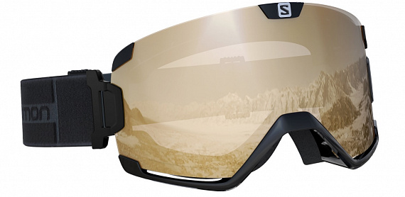 Горнолыжная маска Salomon Cosmic Access Blk/Uni Tonic O - Фото 1 большая