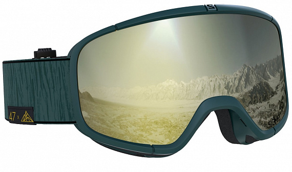 Горнолыжная маска Salomon Four Seven Sigma Gree/Sol BkGo - Фото 1 большая