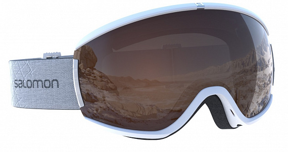 Горнолыжная маска Salomon Ivy Access Whte/Univ. T.Orange - Фото 1 большая