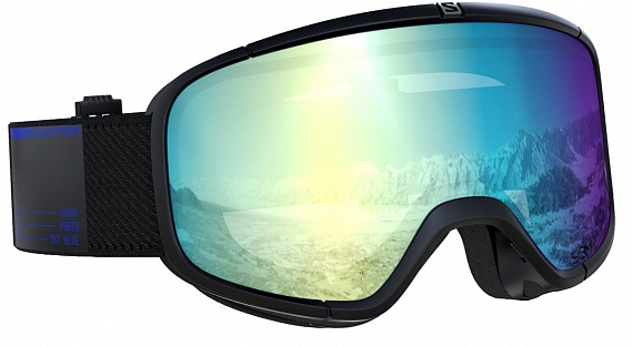 Горнолыжная маска Salomon Four Seven Photo Sigma Blk/AW - Фото 1 большая