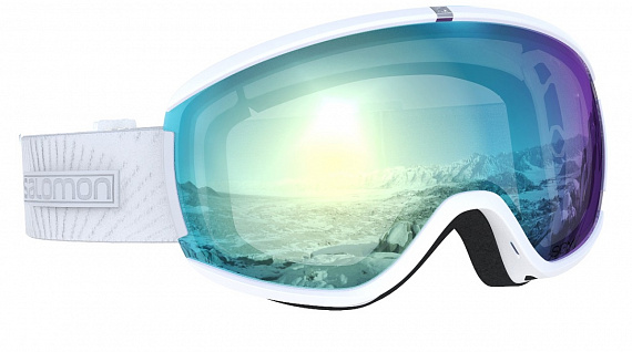 Горнолыжная маска Salomon Ivy Photo Sigma Wh/AW Sky Blue - Фото 1 большая