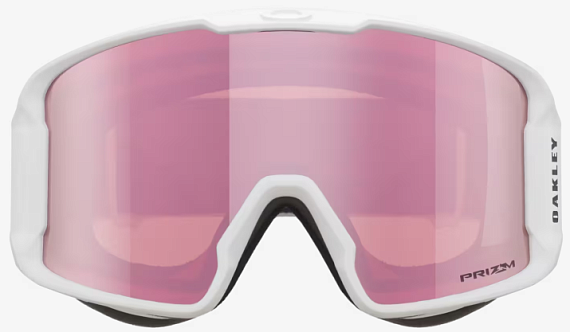 Горнолыжная маска Oakley Line Miner L Matte White/Prizm Rose Gold - Фото 2 большая