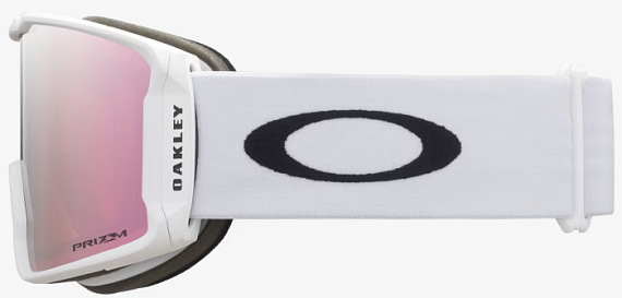 Горнолыжная маска Oakley Line Miner L Matte White/Prizm Rose Gold - Фото 4 большая