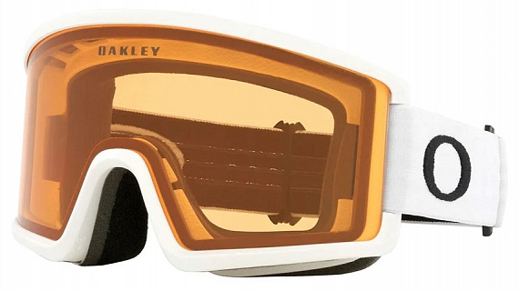 Горнолыжная маска Oakley Target Line L Matte White/Persimmon - Фото 1 большая