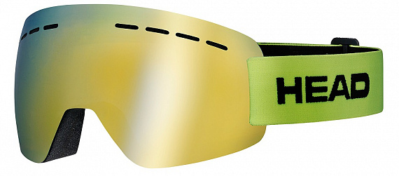 Горнолыжная маска Head Solar Fmr Lime - Фото 1 большая