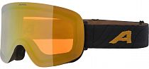 Горнолыжная маска Alpina Penken Q Black-Gold Matt/Q Gold