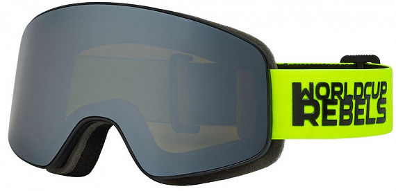 Горнолыжная маска Head Horizon Rebels Lime/Silver - Фото 1 большая