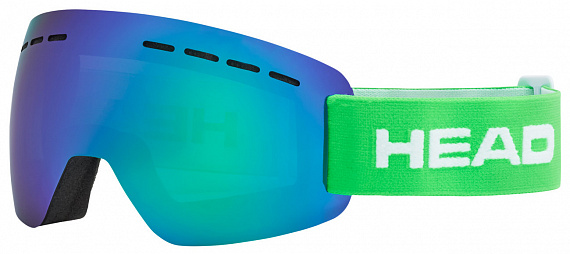 Горнолыжная маска Head Solar Fmr Green - Фото 1 большая