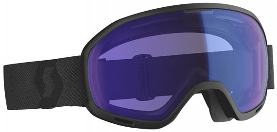 Горнолыжная маска Scott Unlimited II Otg Illuminator Black/Illuminator Blue Chrome - Фото 1 большая
