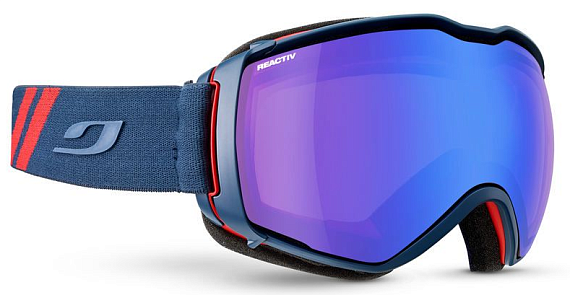 Горнолыжная маска Julbo Aerospace Blue/Red - Фото 4 большая