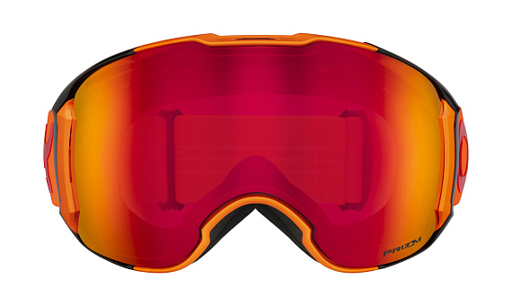Горнолыжная маска Oakley Airbrake XL Orange/Prizm Torch/Prizm Hi Pink - Фото 2 большая