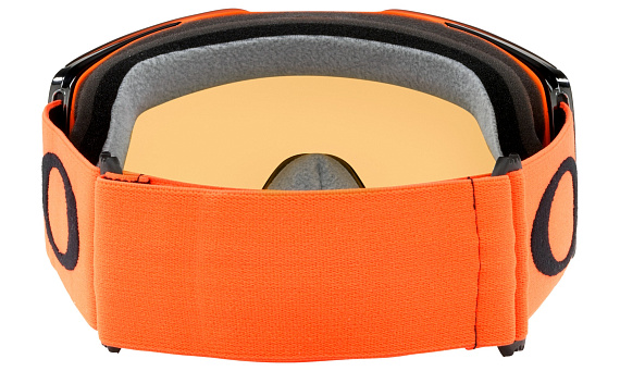 Горнолыжная маска Oakley Fall Line XL Neon Orange Black/Prizm Persimmon - Фото 3 большая