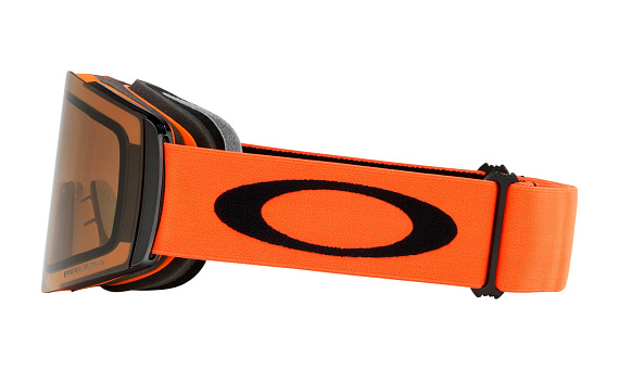 Горнолыжная маска Oakley Fall Line XL Neon Orange Black/Prizm Persimmon - Фото 4 большая