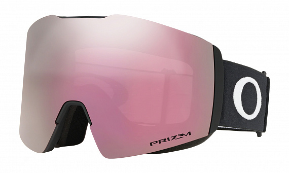 Горнолыжная маска Oakley Fall Line L Black/Prizm Snow Hi Pink Iridium - Фото 1 большая