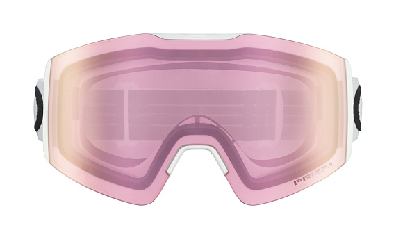 Горнолыжная маска Oakley Fall Line XM White/Prizm Snow Hi Pink Iridium - Фото 2 большая