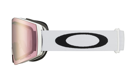 Горнолыжная маска Oakley Fall Line XM White/Prizm Snow Hi Pink Iridium - Фото 4 большая