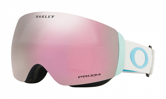 Горнолыжная маска Oakley Flight Deck XM Grey Sapphire/Prizm High Intensity Pink - Фото 1 большая