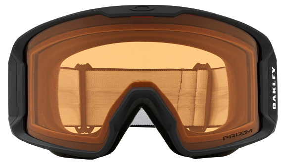 Горнолыжная маска Oakley Line Miner L Matte Black/Prizm Persimmon - Фото 2 большая