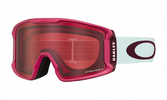 Горнолыжная маска Oakley Line Miner XM Strong Red Jasmine/Prizm Snow Rose - Фото 1 большая