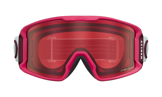 Горнолыжная маска Oakley Line Miner XM Strong Red Jasmine/Prizm Snow Rose - Фото 2 большая