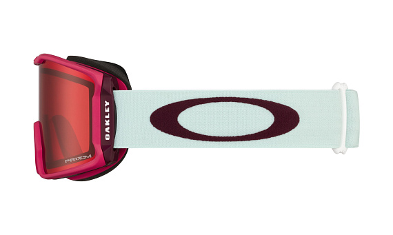 Горнолыжная маска Oakley Line Miner XM Strong Red Jasmine/Prizm Snow Rose - Фото 4 большая