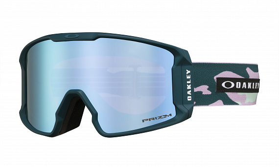 Горнолыжная маска Oakley Line Miner XM Pink/Prizm Sapphire - Фото 1 большая