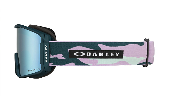 Горнолыжная маска Oakley Line Miner XM Pink/Prizm Sapphire - Фото 4 большая