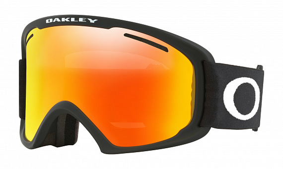Горнолыжная маска Oakley O Frame 2.0 Pro XL Matte Black/Fire Iridium/Persimmon - Фото 1 большая