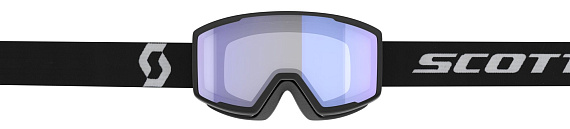 Горнолыжная маска Scott Factor Pro Mineral Black/White/Illuminator Blue Chrome - Фото 2 большая