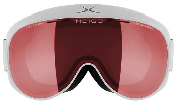 Горнолыжная маска Indigo Voggle Photochromatic Polar White - Фото 2 большая