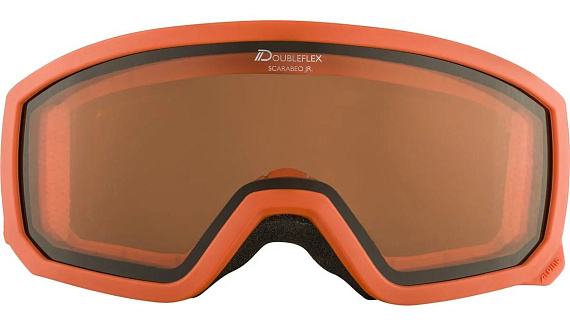 Горнолыжная маска детская Alpina Scarabeo Pumpkin Matt - Фото 2 большая