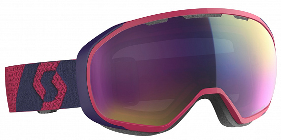 Горнолыжная маска Scott Fix Deep Violet/Enhancer Teal Chrome - Фото 1 большая