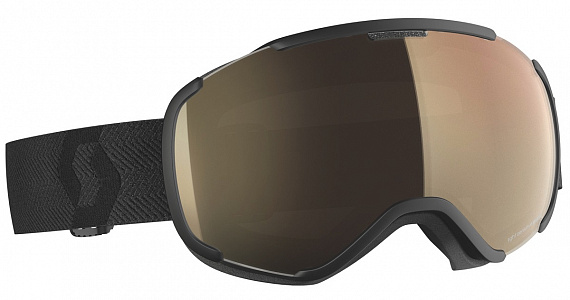 Горнолыжная маска Scott Faze II LS Black/Light Sensitive Bronze Chrome - Фото 1 большая