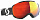 Горнолыжная маска Scott Faze II LS Black/White/Light Sensitive Red Chrome - Фото 1 малая