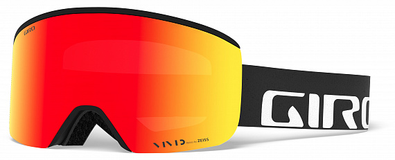 Горнолыжная маска Giro Axis Black Wordmark/Vivid Ember/Vivid Infrared - Фото 1 большая