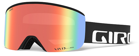 Горнолыжная маска Giro Axis Black Wordmark/Vivid Ember/Vivid Infrared - Фото 2 большая