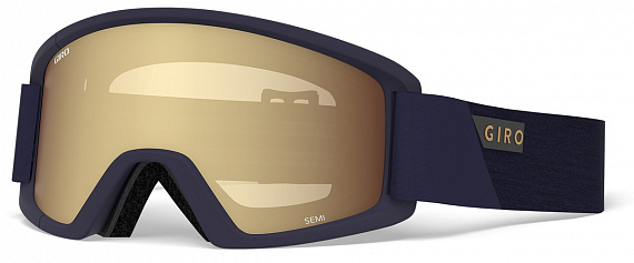 Горнолыжная маска Giro Semi Midnight Peak/Amber Gold/Yellow - Фото 1 большая