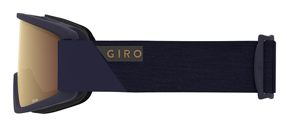 Горнолыжная маска Giro Semi Midnight Peak/Amber Gold/Yellow - Фото 3 большая