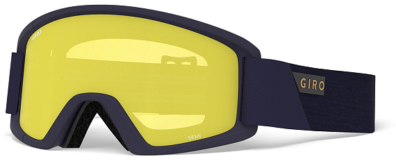 Горнолыжная маска Giro Semi Midnight Peak/Amber Gold/Yellow - Фото 5 большая