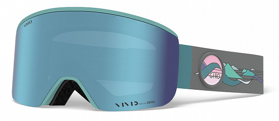 Горнолыжная маска женская Giro Ella Hannah Eddy/Vivid Royal/Vivid Infrared - Фото 1 большая