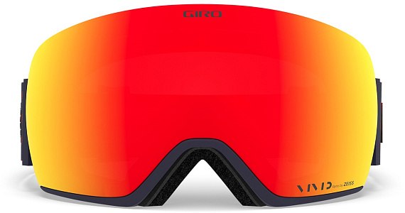 Горнолыжная маска женская Giro Lusi Hearts/Vivid Ember/Vivid Infrared - Фото 2 большая