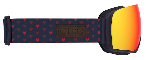 Горнолыжная маска женская Giro Lusi Hearts/Vivid Ember/Vivid Infrared - Фото 4 большая