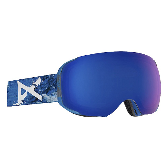 Горнолыжная маска Anon M2 MFI Blue/Sonarblue - Фото 2 большая