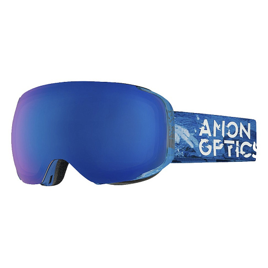 Горнолыжная маска Anon M2 MFI Blue/Sonarblue - Фото 4 большая